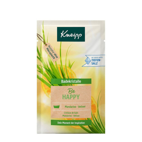 Voordeeldrogisterij Kneipp Badkristallen Be Happy Mandarijn Vetiver - 60 g aanbieding