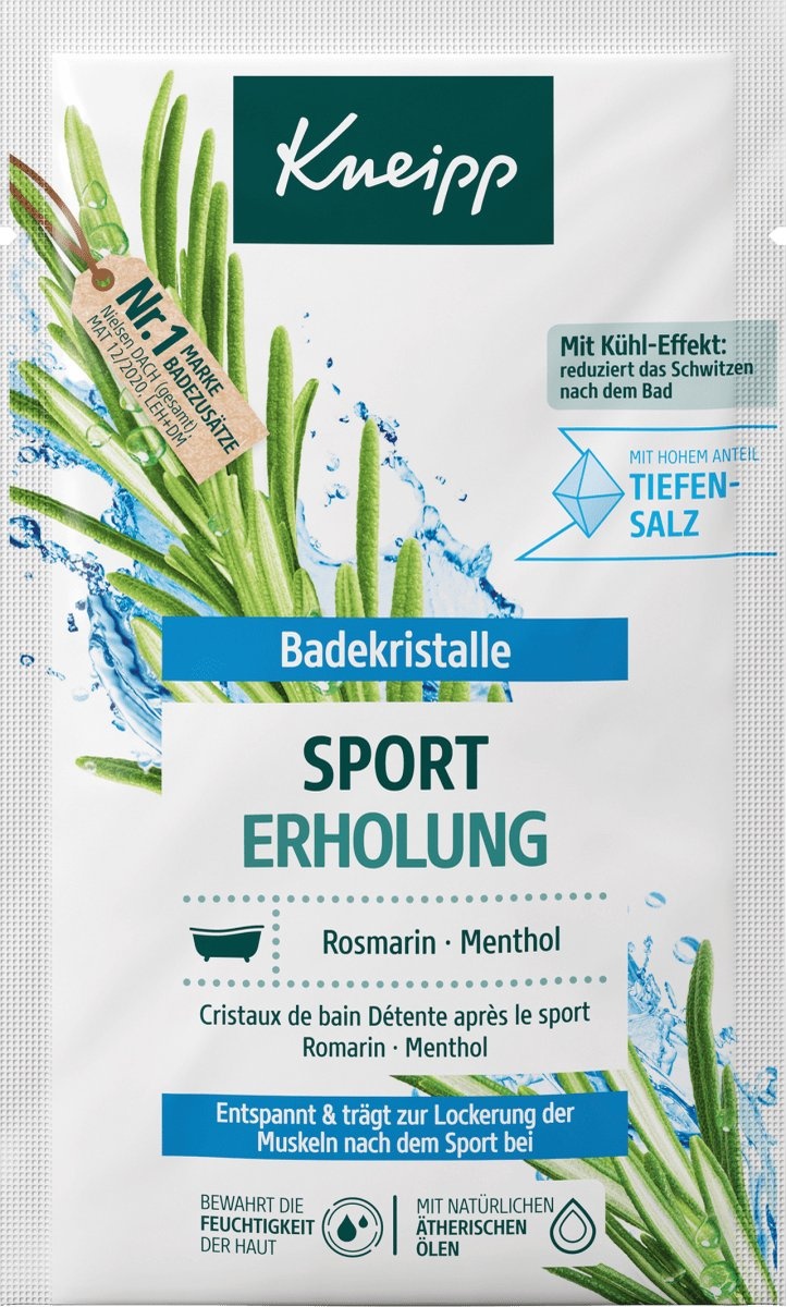 Voordeeldrogisterij Kneipp Badkristallen Sportontspanning Rozemarijn & Menthol - 60 gram aanbieding