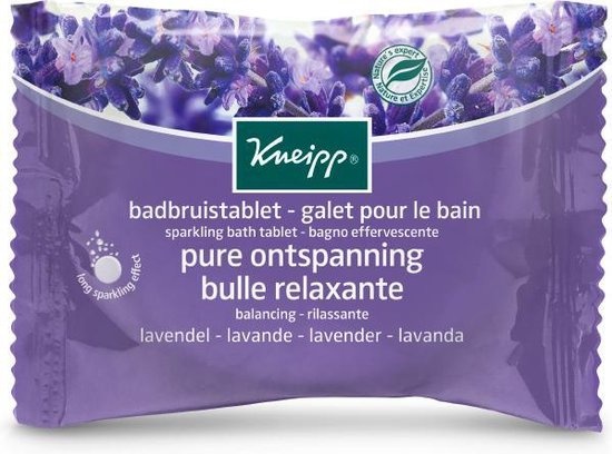 Voordeeldrogisterij Kneipp Badbruistablet relaxing lavendel - 80 gr aanbieding