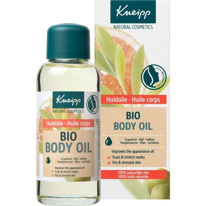 Voordeeldrogisterij Kneipp Bio body oil huidolie grapefruit olijf saffloer - 100 ml aanbieding