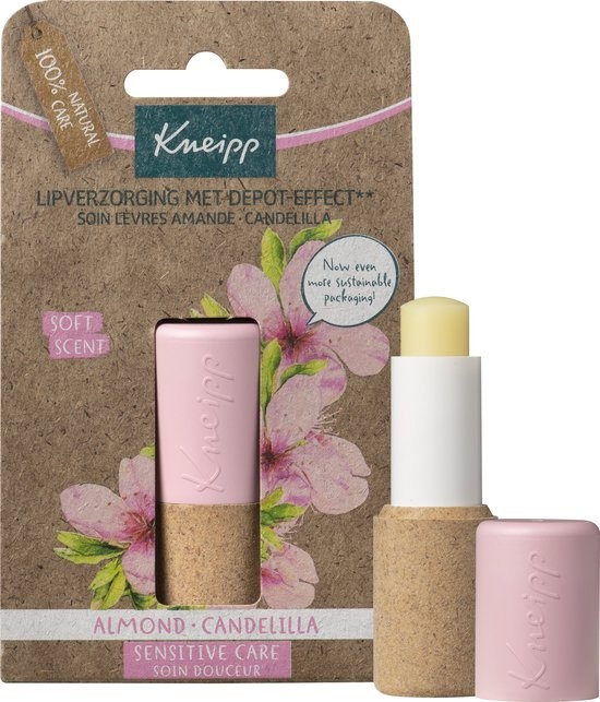 Voordeeldrogisterij Kneipp Lippenbalsem Sensitive Care Almond Candelilla - 4,7 gr aanbieding