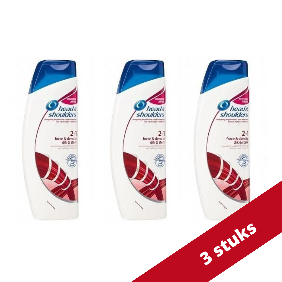 Voordeeldrogisterij Head & Shoulders Anti Shampoo Voordeelverpakking - 2in1 3x225 ml aanbieding