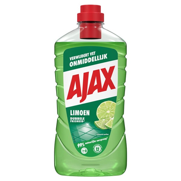 Voordeeldrogisterij Ajax Allesreiniger Limoen - 1000 ml aanbieding