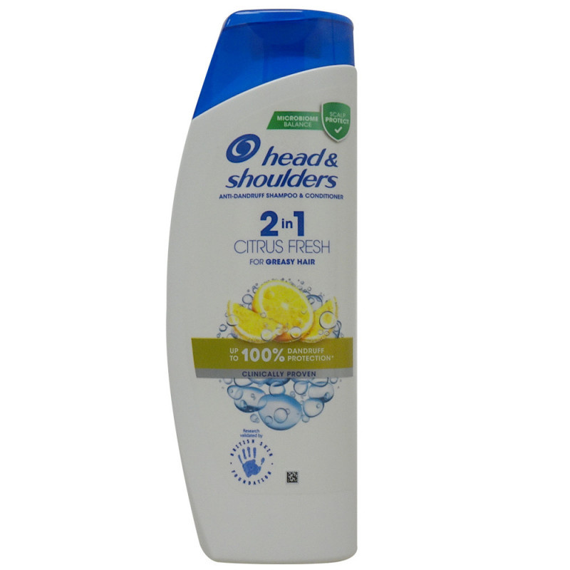 Voordeeldrogisterij Head & Shoulder 2in1 Shampoo Citrus Fresh - 400 ml aanbieding