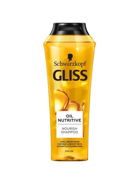 Voordeeldrogisterij Schwarzkopf Gliss Oil Nutritive Shampoo - 250 ml aanbieding