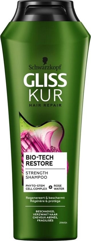 Voordeeldrogisterij Schwarzkopf Gliss Kur - Bio Tech Restore Shampoo - 250 ml aanbieding