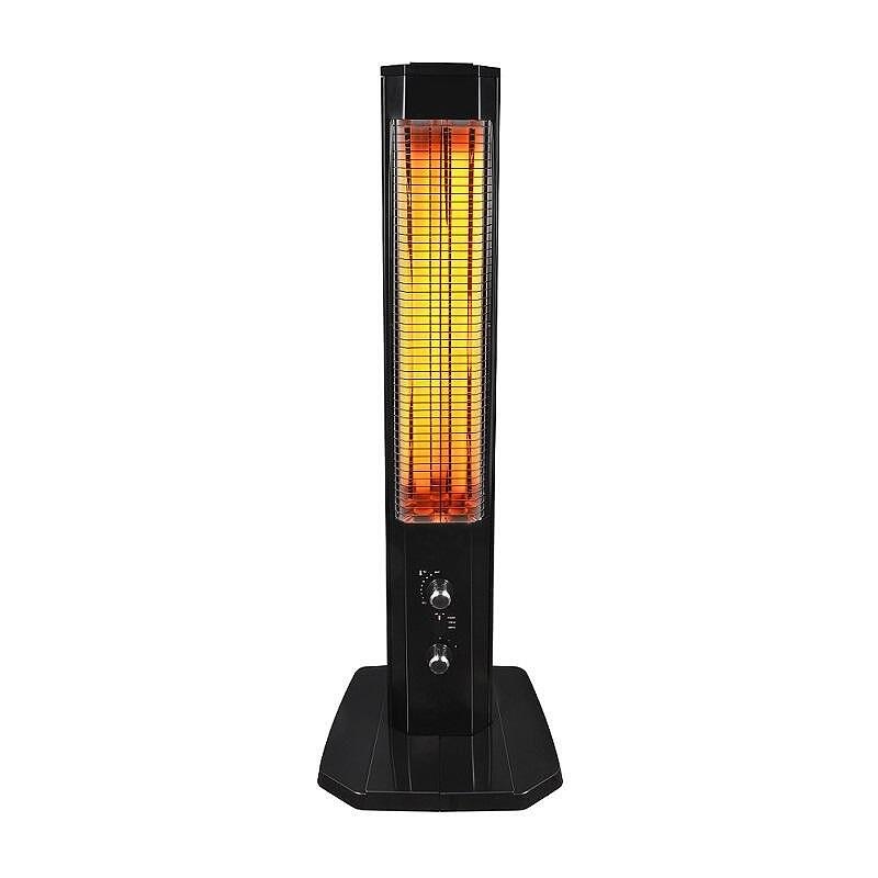 Crown Professional 1150 & 2300 Watt Terras Heater 2 in 1 - Verticaal - Omvalbeveiliging - Met indicatielamp - Met thermostaat - Buitengebruik mogelijk - 2 jaar garantie