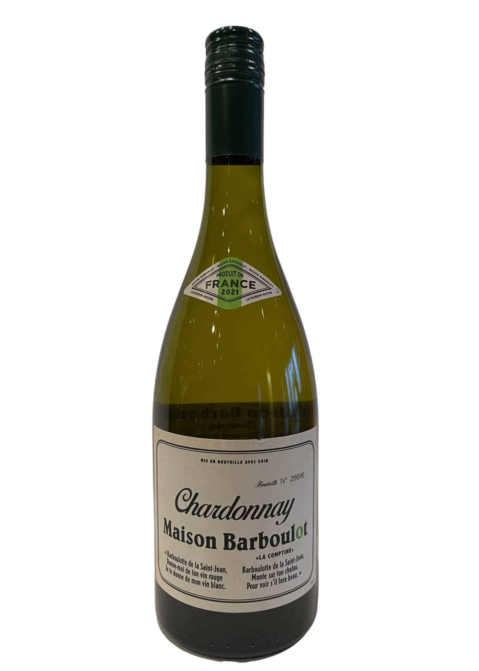 Maison Barboulot Maison Barboulot Chardonnay 0,75L