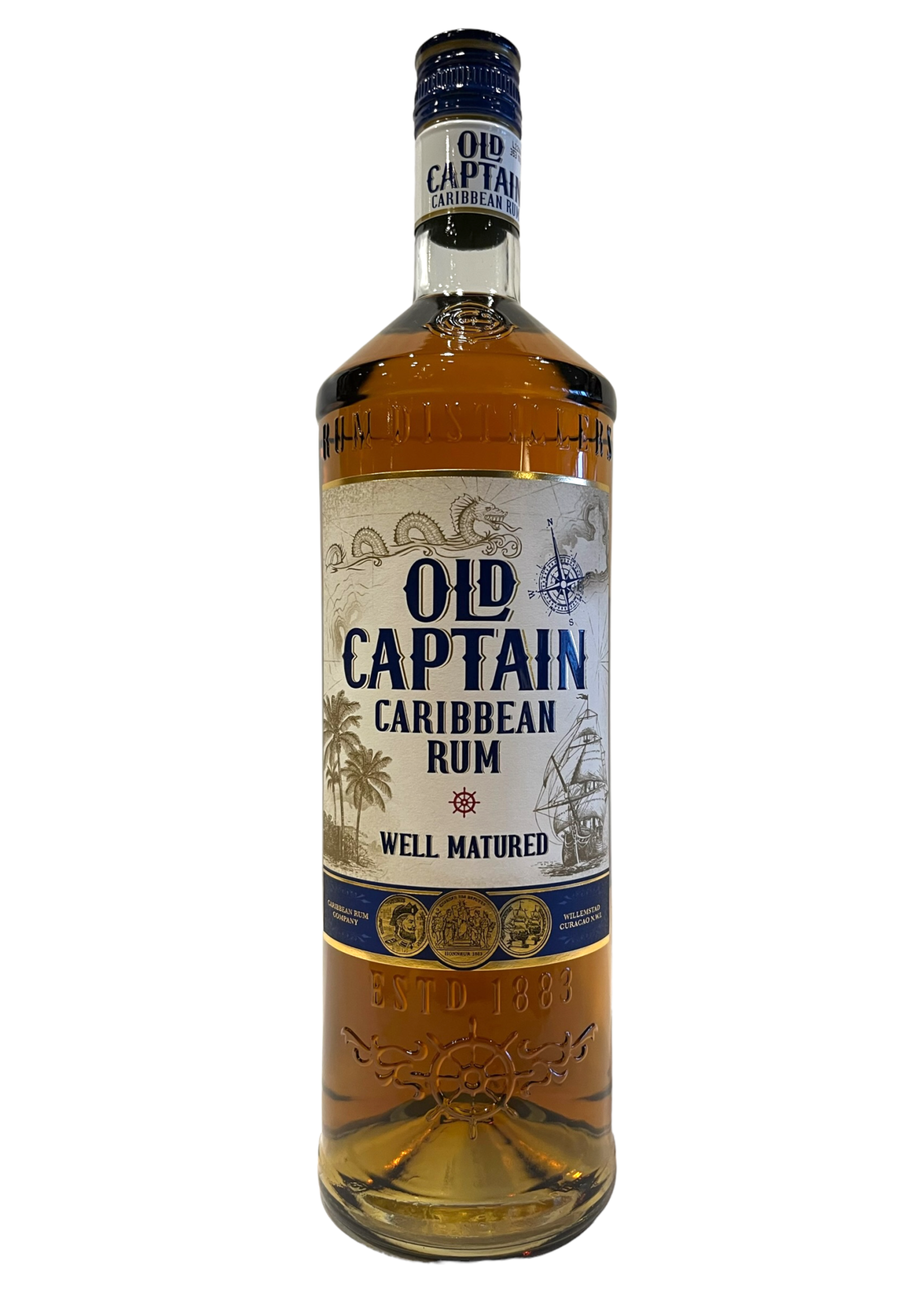 Old Captain Rum Bruin 1L