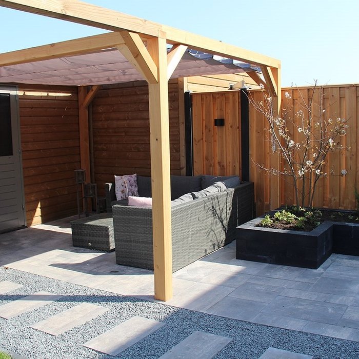 Castello 60x60x5cm chaumont grijs/zwart