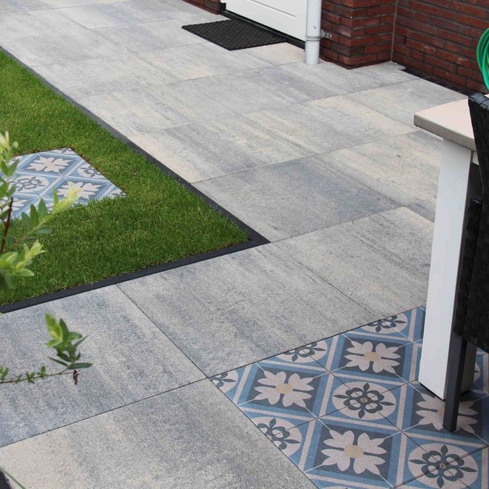 Cottage stones 30x60x4cm kent wit/grijs gen.