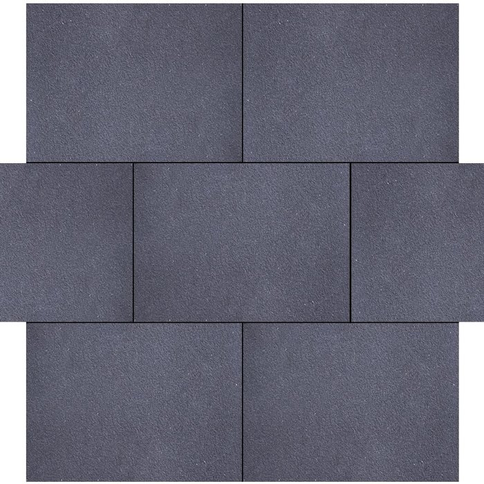 Granulati 20x30x6cm nero basalto zwart