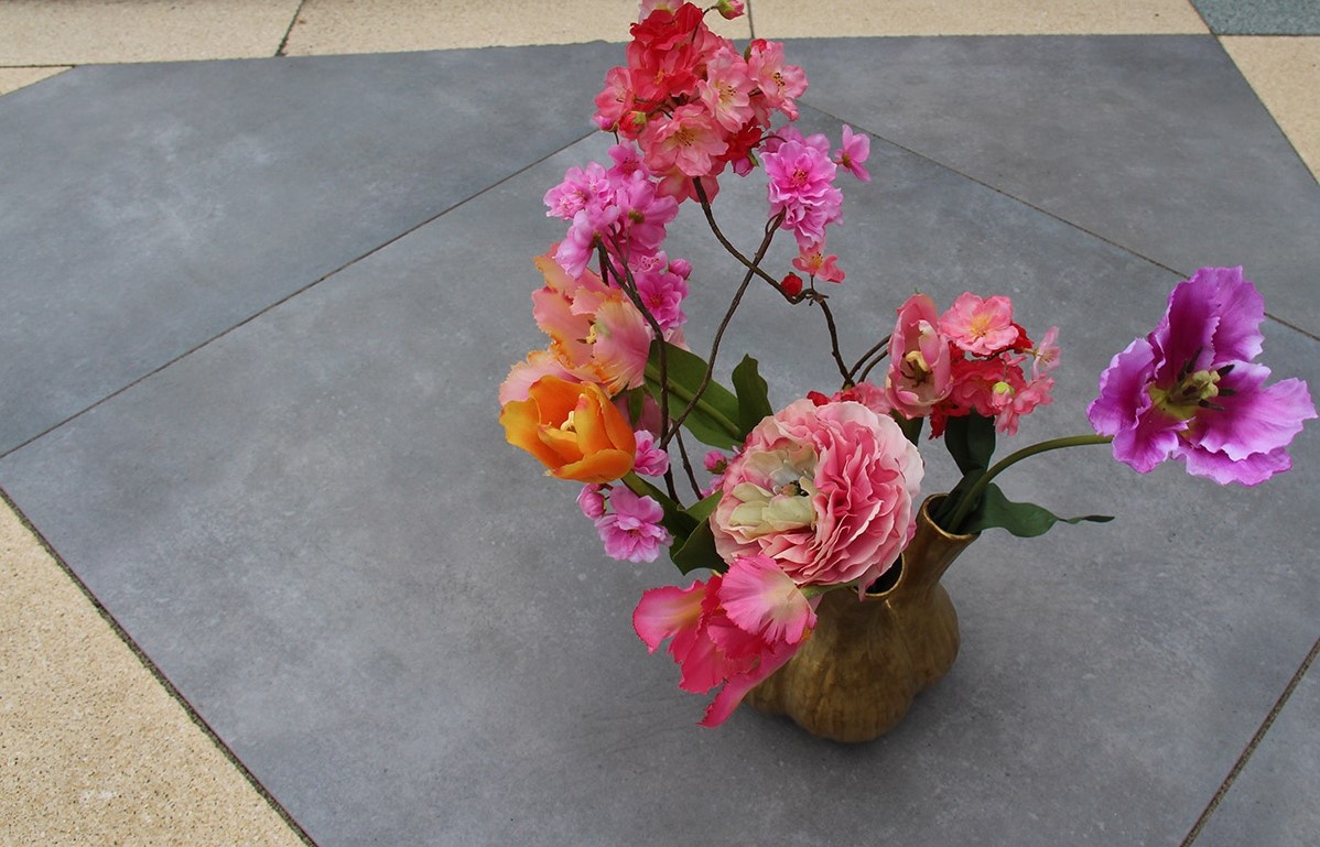 Cera3line Lux & Dutch 90x90x3cm Bologna Dark Grey