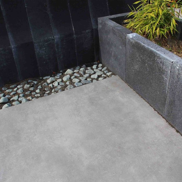 Keramische Tuintegel Cera3line Lux & Dutch 90x90x3cm Bologna dark grey