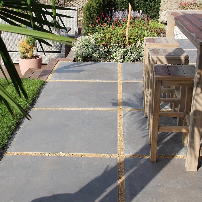 Cera4line Mento 100x100x4cm Corten Dark Grey