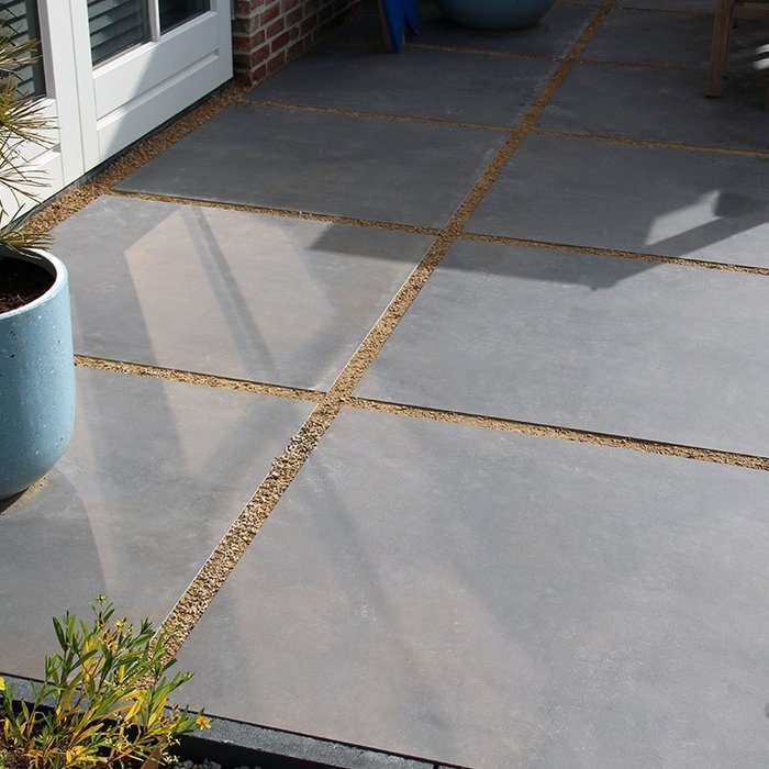 Cera4line Mento 100x100x4cm Corten Dark Grey