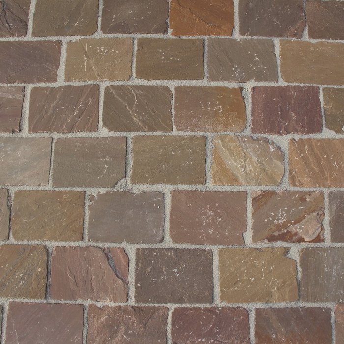 TB Greskei 14x20x5/7cm Tavel beige/bruin/grijs