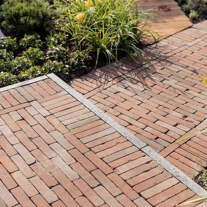 Art Bricks Waalformaat 5x20x6,5cm fabritius rood/bruin