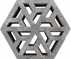 Oud Hollandse ECO-tegel 37,5x37,5x7cm Grijs