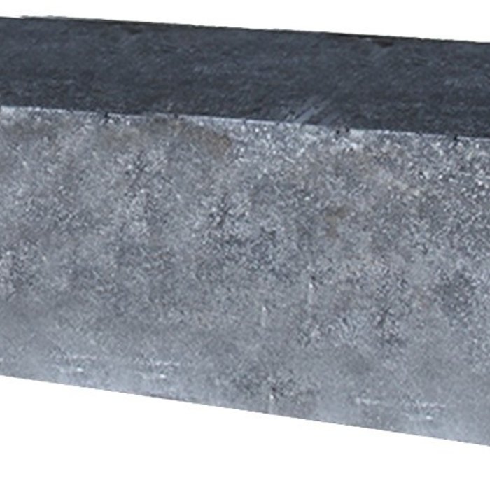 Palissade block 60x15x15cm grijs/zwart
