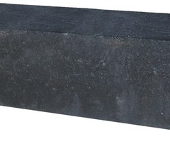 Palissade block 60x15x15cm Zwart