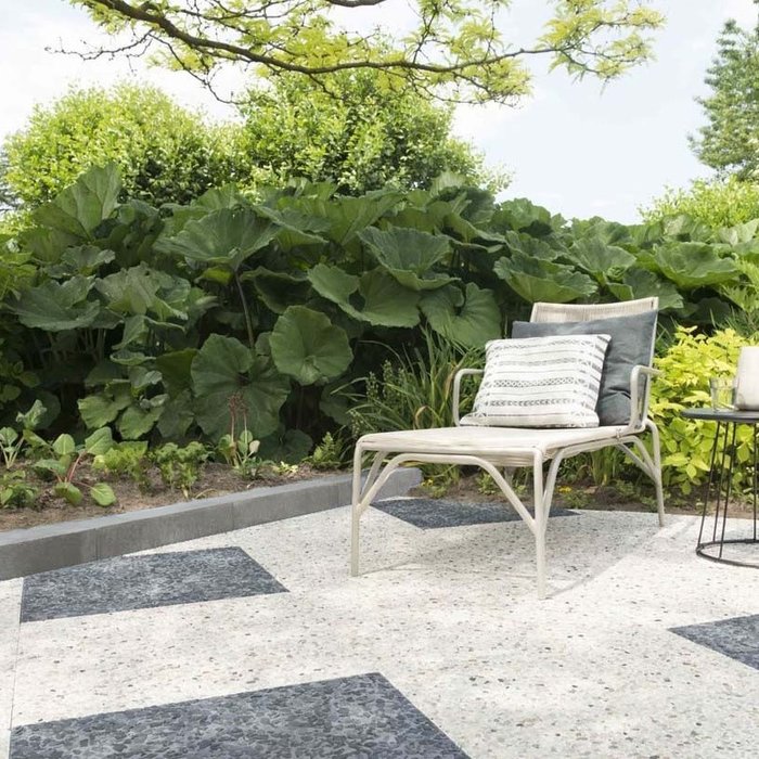 Retro Betonbiels 60x20x12cm grijs