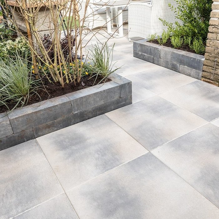 Classico Block 45x12,5x12,5cm grijs/zwart