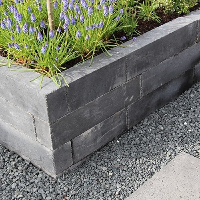 Classico Block 45x12,5x12,5cm grijs/zwart