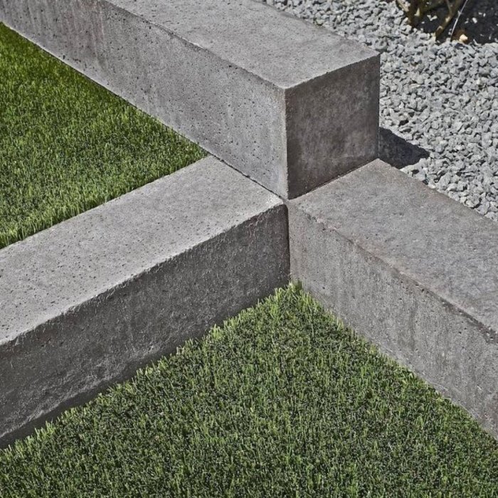 Oud Hollandse stapelelement 100x20x20cm grijs