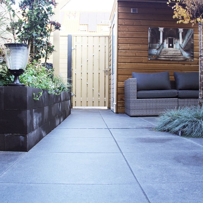 Forto Walling 60x10x10cm zwart