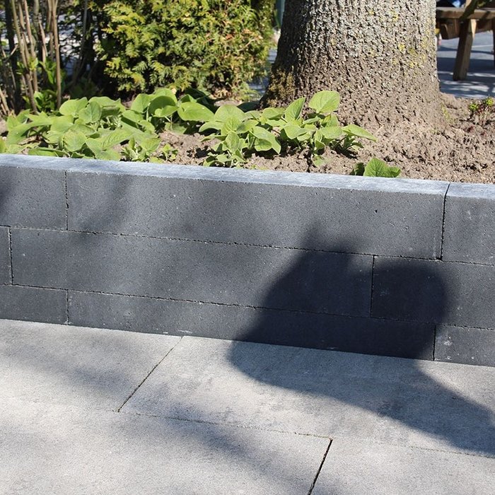 Forto Walling 60x10x10cm zwart