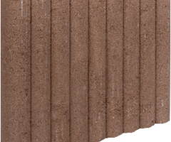 Rondo Palissadeband 8x50x50cm Bruin