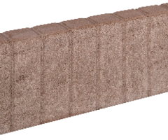 Mini Blokjesband 6x20x50cm Bruin