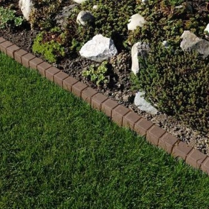 Mini Blokjesband 6x35x50cm Bruin