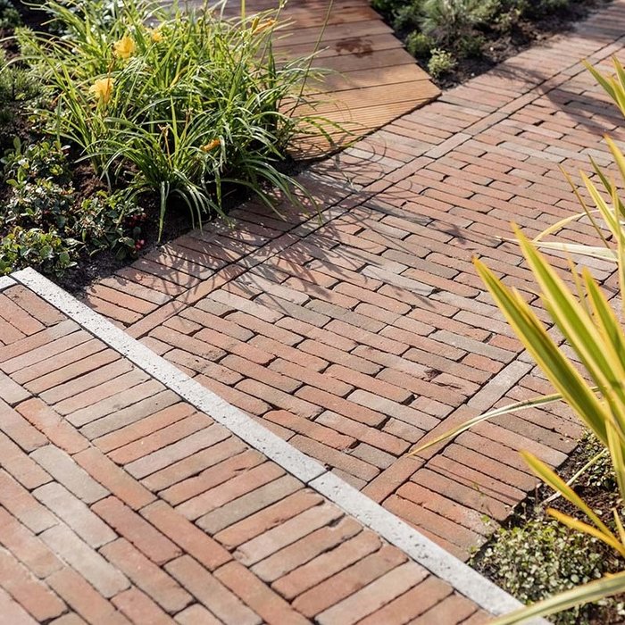 Oud Hollandse Opsluitband 5x20x100cm grijs