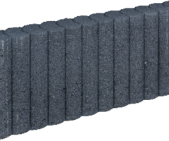 Mini Palissadeband 6x25x50cm Zwart