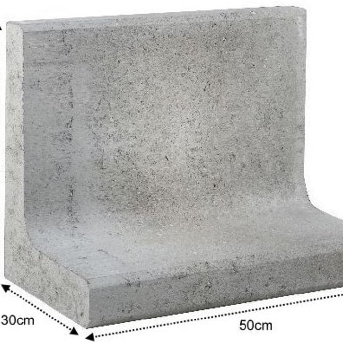 L-Element 50x30x40cm grijs