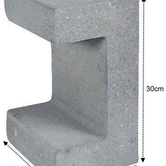 U-Element 15x20x30cm Grijs