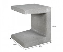 U-Element 30x30x40cm Grijs