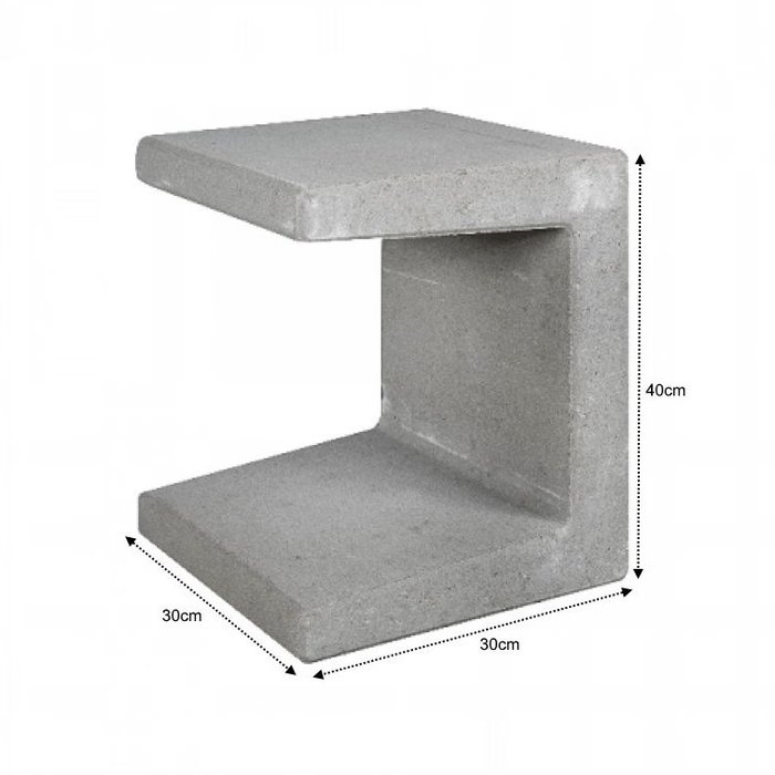 U-Element 30x30x40cm Grijs