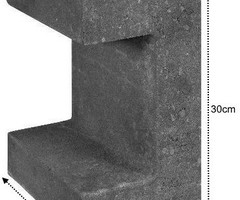 U-Element 15x20x30cm Zwart