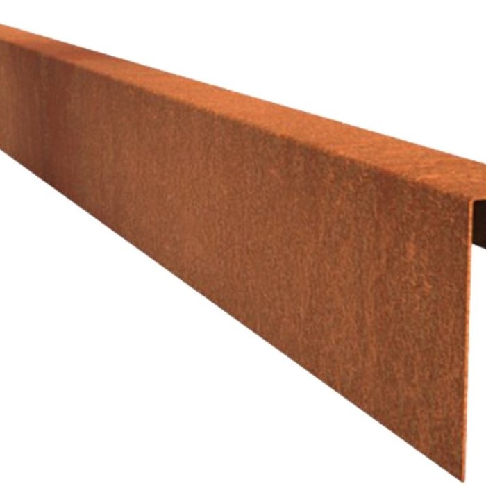 Cortenstaal U-profiel 60 Opsluitband 6x20x100cm