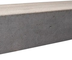 Traptrede Massief 18x40x100cm Grijs