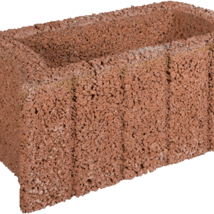 Ovalflor 40x21x20cm Bruin