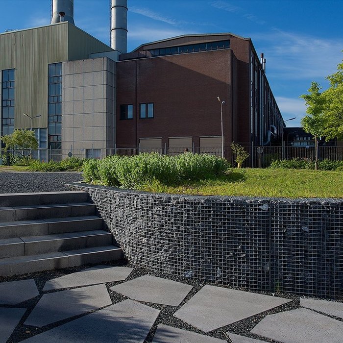 Oud Hollandse Traptrede massief 100x40x20cm carbon