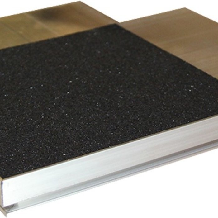 Randoplossing buitenhoek incl. rubberpad t.b.v. verstelbare tegeldrager (27 t/m 470mm)