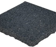 Tegeldrager per stuk zwart 10x10x1cm