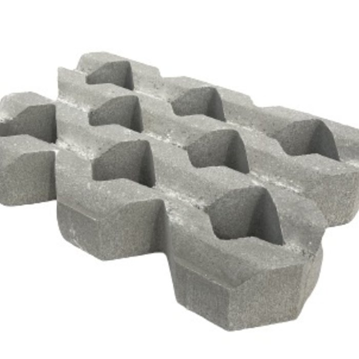 Grastegel Geribbeld 600x400mm (120mm dik)