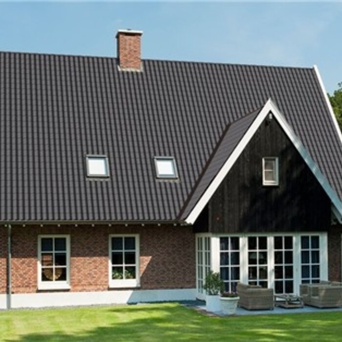 Halfronde vorst Vario met dubbele wel Blauw gesmoord