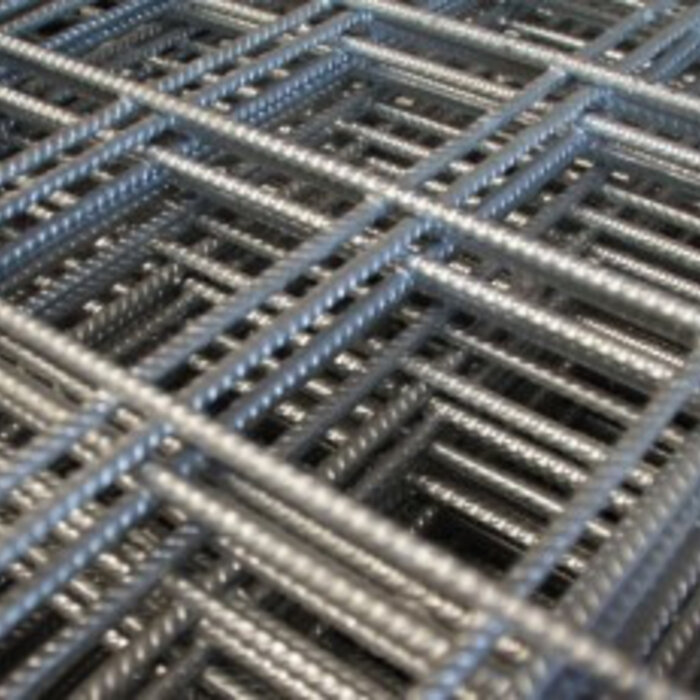 Bouwstaalmat Gegalv Ø5-100mm afm. 2x3 meter